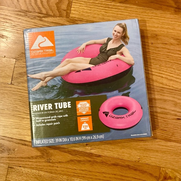 Ozark Trail Inflatable River Tube 39” Pink NIB - Picture 1 of 2